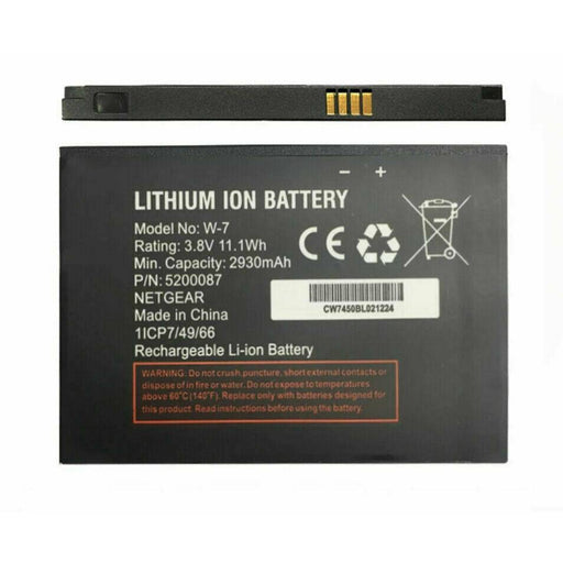 Replacement Battery for W-7 for Netgear AirCard 790S 790SP 810S 2930mAh - Battery Mate