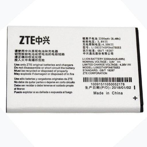 Replacement Battery For ZTE A430 Blade Q Lux Telstra 4GX Buzz Li3822T43P3h675053 + Warranty - Battery Mate