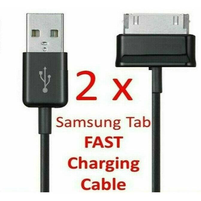 Replacement Samsung Galaxy Tab 2 7.0 10.1 Inch Tablet Charging USB Data Sync Cable [2 Pack] - Battery Mate