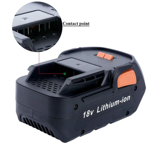 RIDGID Compatible AEG 18V 7000mAh Li-Ion Battery R840087 R840086 R840085 L1830R L1850R - Battery Mate