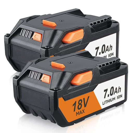 RIDGID Compatible AEG 18V 7000mAh Li-Ion Battery R840087 R840086 R840085 L1830R L1850R - Battery Mate