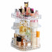 Rotating Storage Box Display Case Makeup Accessories Organizer Cosmetic - Battery Mate