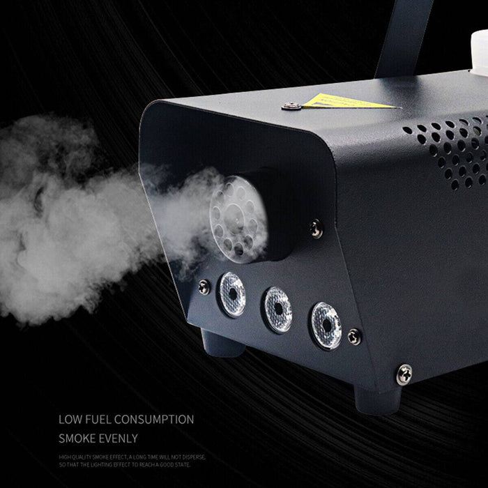 Smoke Machine RGB LED Party Club Disco DJ Effect Wireless Control-500W Fogger - Battery Mate