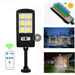 Solar Street LED Light Motion Sensor Remote Outdoor Garden Yard Flood Down Lamp - Battery Mate