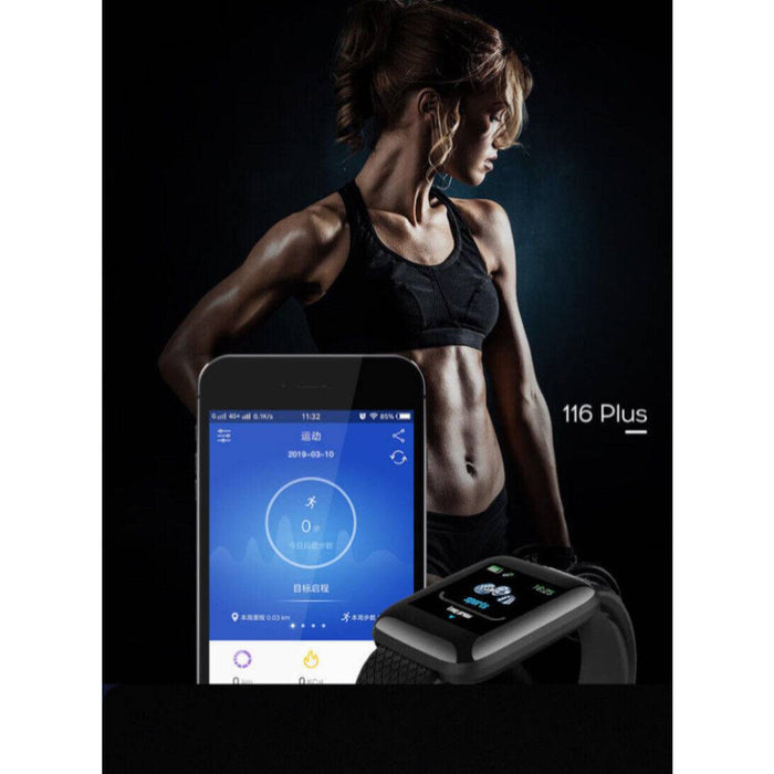 Sports Smart Watch Fitness Tracker Bracelet Heart Rate Blood Pressure Pedometer - Battery Mate