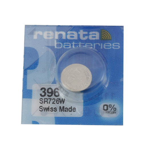 SR59 / 396 / SR726W Renata Silver Oxide Battery - 5 pack - Battery Mate