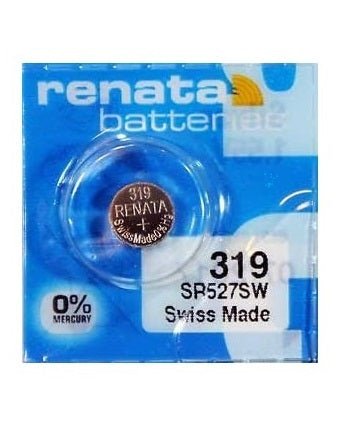 SR64 / SR527SW / 319 Renata Silver Oxide Battery - 5 pack - Battery Mate
