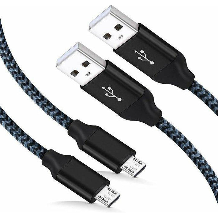 Strong Braided Micro USB Data Sync Charger Cable Cord Android Samsung S7 S6 Oppo - Battery Mate