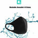 Strong & Reusable Face Mask (Black) - Battery Mate