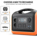 Tavice 310,000mAh 1200w Camping Outdoor Portable Power Station / Solar Generator with Fast Charge support - Battery Mate