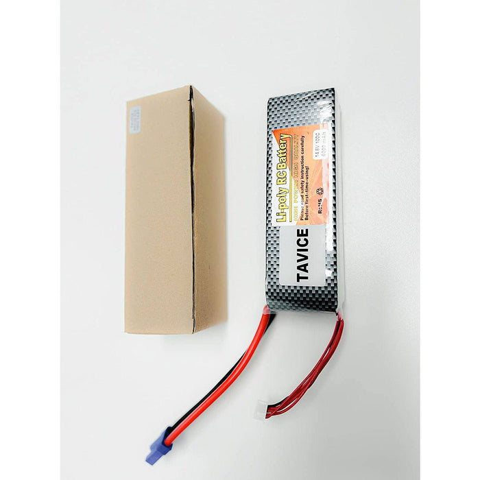 Tavice 6000mAh 4S EC5 100C 14.8V LiPo Battery for RC Helicopter Boat Car Truck - Battery Mate