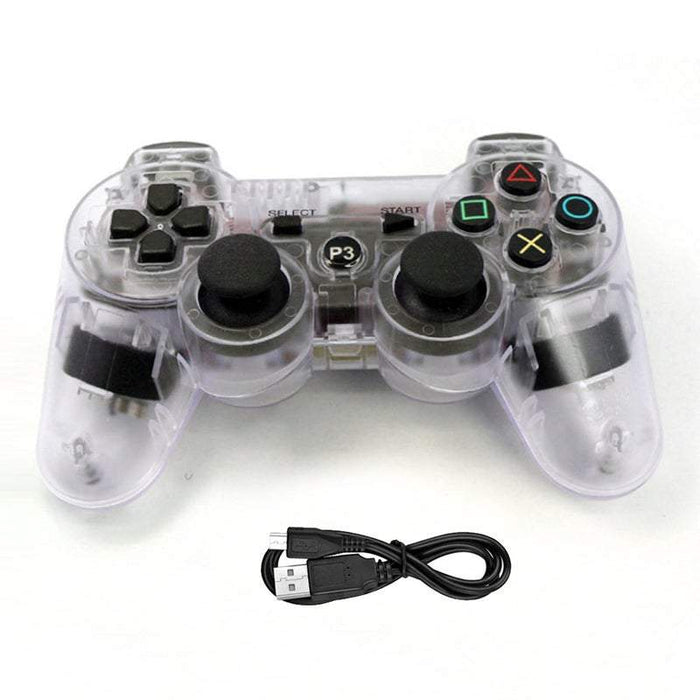 Tavice Twin Pack Bluetooth Ps3 Compatible Wireless Controller Black Ps3813bt X2 - Battery Mate