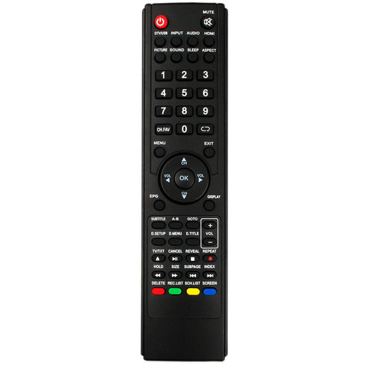 TEAC Compatible 0118020315 TV Remote Control LCDV2656HDR LCDV3256HDR LCDV2681FHD LCD AU - Battery Mate