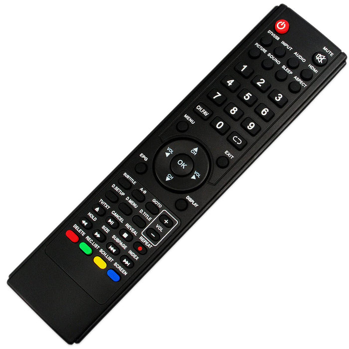 TEAC Compatible 0118020315 TV Remote Control LCDV2656HDR LCDV3256HDR LCDV2681FHD LCD AU - Battery Mate