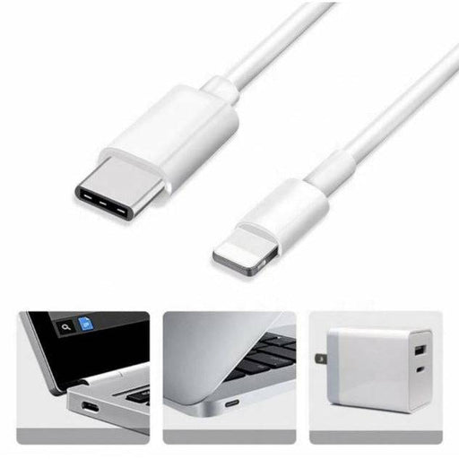 Type C to iPhone USB 8 Pin Data Charging Cable for Macbook iPhone X XS 11 12 13 14 / Pro Max - Battery Mate