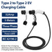 Type2 to Type2 EV Charging Cable 32A 480V for 22KW 3 phase - Battery Mate