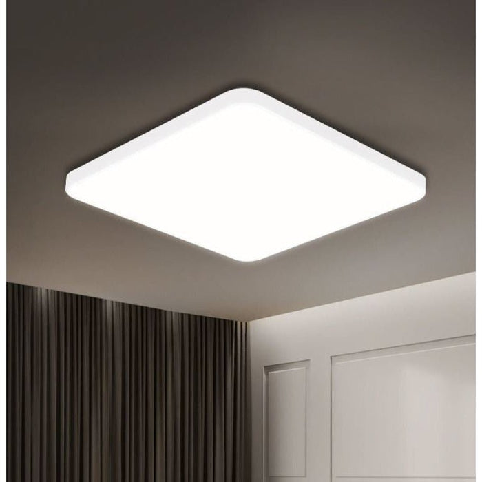 Ultra-Thin LED Ceiling Down Light Surface Mount Living Room White 36w - Battery Mate