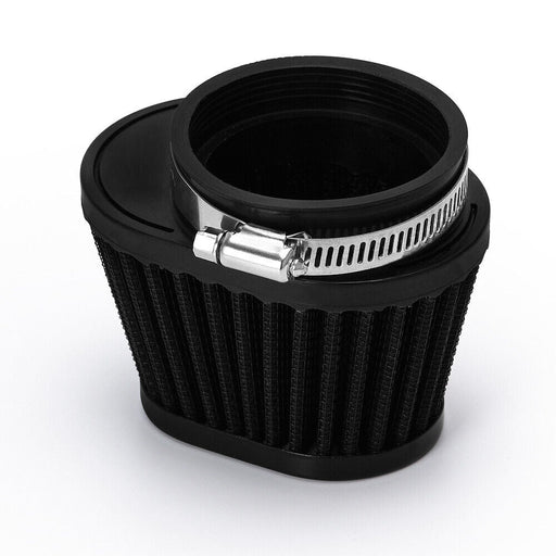 Universal Black Metal Pod Air Filter With Clamp For Car Motorcycle - Battery Mate
