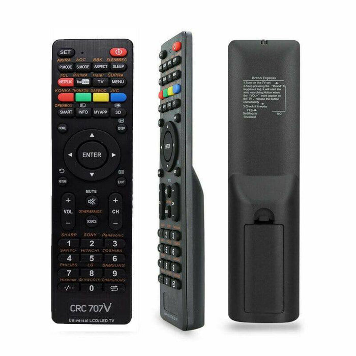 Universal TV Smart Remote Control Controller for LCD LED SONY samsung LG Soniq - Battery Mate
