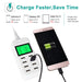 USB Hub Charging Station 8 port Phone Charger Multi Dock Charger Power Adapter - Battery Mate
