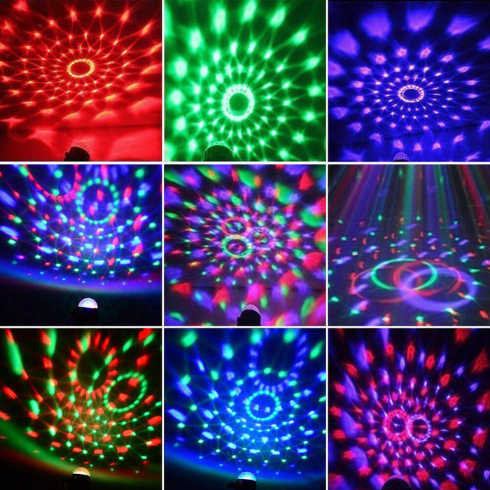 USB LED Disco Lights RGB Ball Party Strobe Effect Lamp Remote Sound Activated - Battery Mate