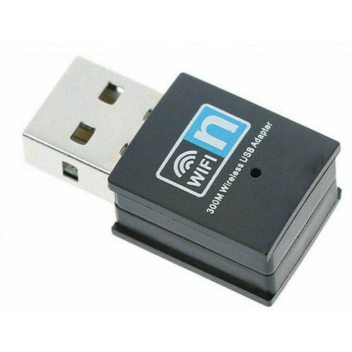 USB Wireless WiFi Adapter Dongle Network LAN Card 300Mbps Windows 10 11 - Battery Mate