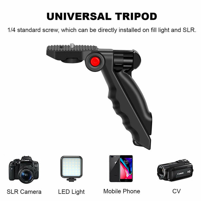 Vlogging LED Light Mobile Smartphone Vlog Kit Phone Video Selfie Stand Tripod Au - Battery Mate