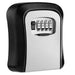 Wall Mounted Combination Lock Key Safe Storage Box Security Home Outdoor Digit - Battery Mate