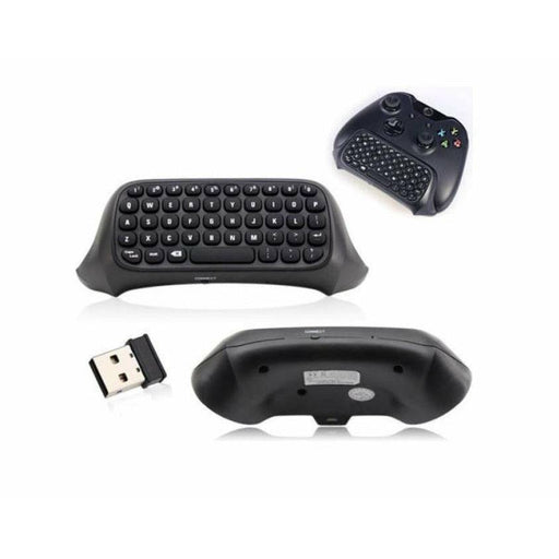 Wireless Chatpad Message Keyboard + 2.4G Receiver For Xbox One Controller - Battery Mate