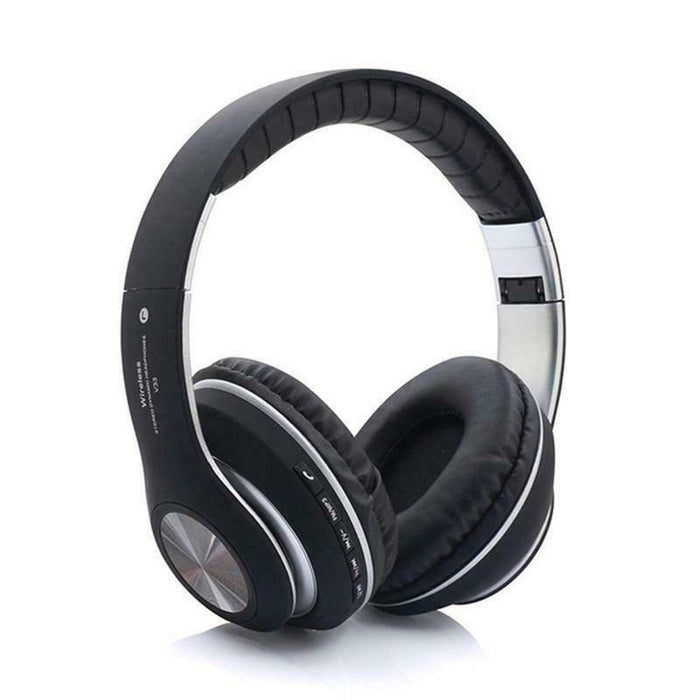 Wireless Earbud Earphone Headphone Headset Noise Cancelling Sound Music Over Ear - Black - Battery Mate