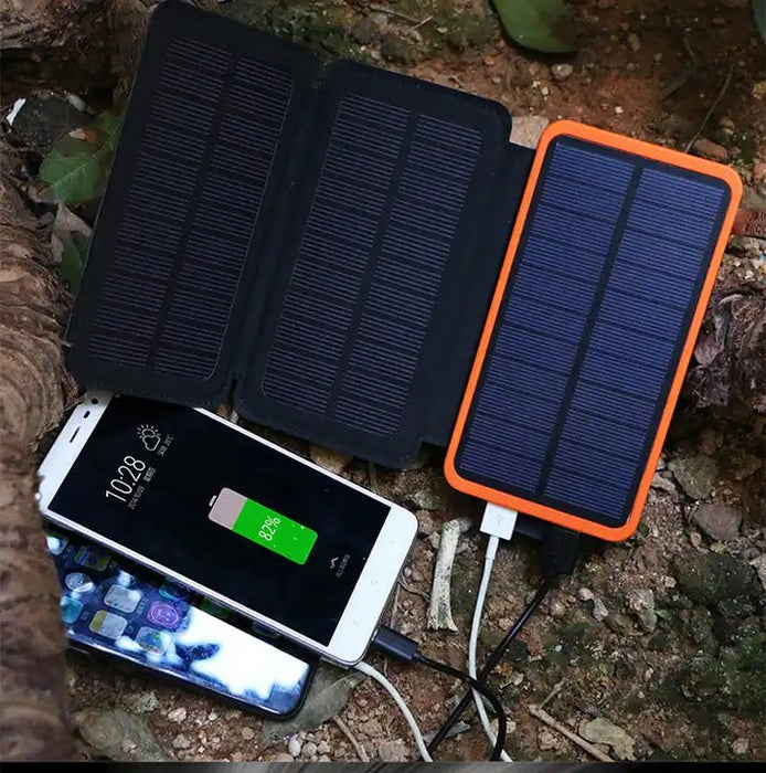 Wireless Power Bank with Solar Panel Recharging | Weatherproof PowerBank for Phones, iPads etc - Battery Mate