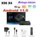X96 X4 Android 11.0 Smart TV BOX 4GB 32GB Quad Core 2.4G/5G Dual - Battery Mate